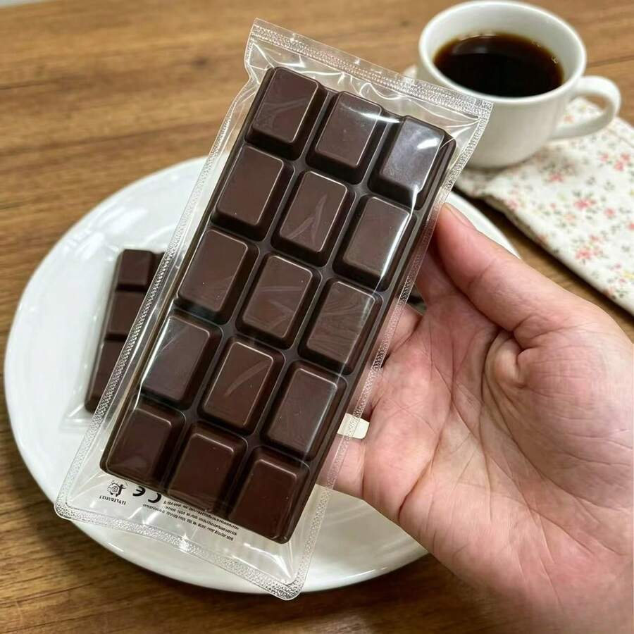 1pc Soft Large Chocolate Slow Rebound Squeeze Stress Relief - Fun Fingertip - Soft Touch Cookie - Creative Prank - Pocket Portable - Desktop Decoration - Easter - Holiday Party Birthday Gift - Ideal Desktop Ornament - Essential For Pranking Friends - Holiday And Birthday Party Ideal Choice - Multicolor - View 1