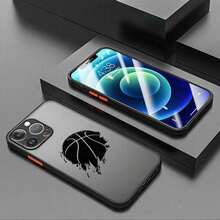 [24h Versand Aus DE/FR/ES]Graffiti Basketball Print Phone Case, Fits  17/16/15/14/13/12/11 Plus Pro Max/17Air/16e,  Galaxy S21-S26 Ultra/Edge/Fe/Plus,  & , Matte Anti-Scratch TPU Cover, Anti-Drop Full Protection, Urban Streetwear Style, Ideal Gift For Basketball Fans, Birthday & Sports Occasions. - 1 - View 3