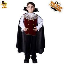 Disfraz infantil de terror de Halloween, disfraz de cosplay para mascarada, traje de escenario, disfraz de actuación, disfraz de niño vampiro - EE190 - Ver 1