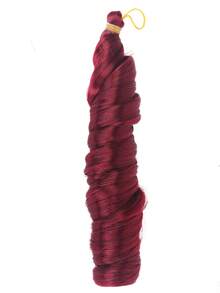 Loose Wave Spiral Curl Braiding Hair Extensions, High Temperature Ombre Pre Stretched Synthetic Crochet Hair - 彩色 - 查看 12