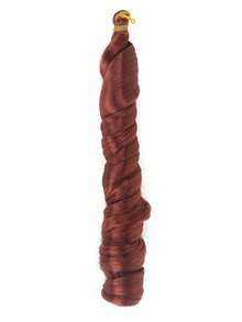 Loose Wave Spiral Curl Braiding Hair Extensions, High Temperature Ombre Pre Stretched Synthetic Crochet Hair - 彩色 - 查看 14