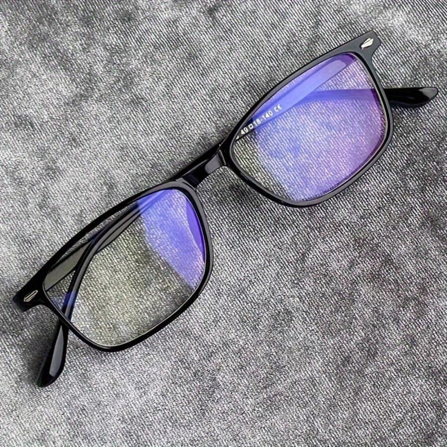 1 Pair Fashion Transparent Lens Glasses, Eyewear, Accessory, Suitable For All Seasons - Multicolor - View 1