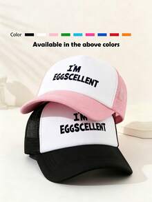 1pc Women Vintage Washed Soft Top Trucker Hat, Sun Visor Cap, Adjustable Baseball Cap, Suitable For Daily Use, Outdoor Travel, Hiking, And Climbing Halloween - Multicolor - View 16