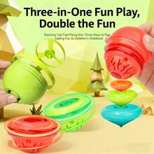3-in-1 Spaß Gyroskop Flugscheibe Abschussgerät, Dinosaurier Ei Gyro, Kinder Flugspielzeug, UFO Outdoor Sport Propeller Dreh Gyro Spielzeug, Kinder Geschenk, Pädagogisches Wissenschaftsspielzeug Interaktives Spiel - Verschiedenfarbig - Übersicht 2