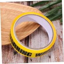 1 Roll Warning Tape, Construction Site Warning Line, Yellow Construction Vehicle Party Decoration, Birthday Party Supplies - WARNING - View 5