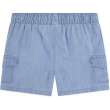 Hurley Girls' Pull On Cargo Shorts - Light Chambray - View 2