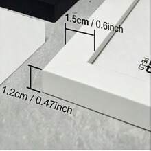 5件套木制相框，适合照片墙，尺寸分别为10x15、13x18、15x20、20x25英寸，可放置于桌面或悬挂于墙上，是照片装饰和纪念礼品的理想之选。 - 白色 - 查看 7
