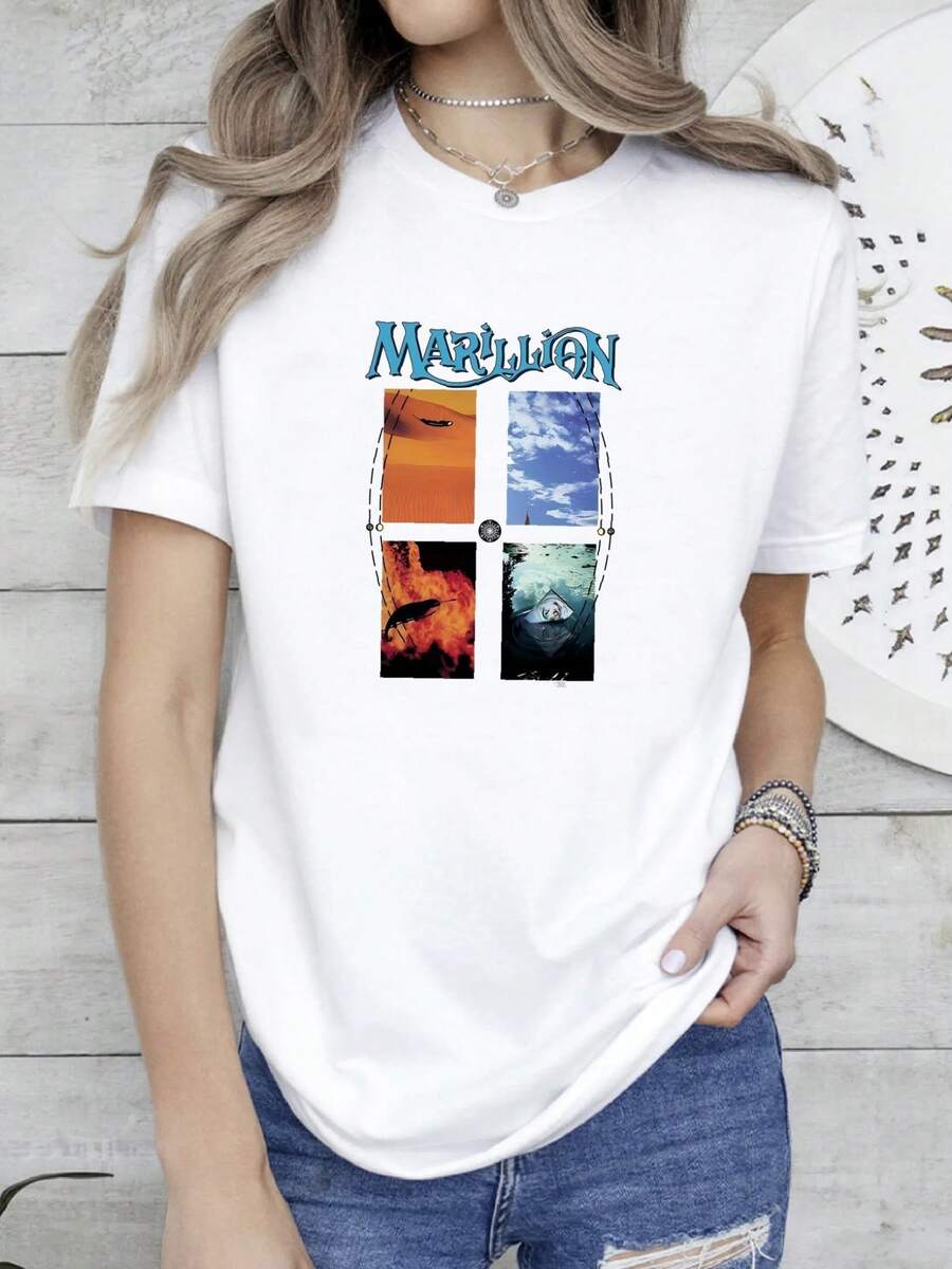 Women T-Shirts - 白色 - 查看 1