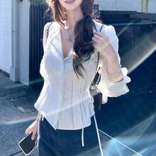 Women Blouses & Shirts - White - View 6
