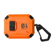 New Pro 3 Case (2025)Automatic Switch Shell With Hooks Anti Brush Headphone Protective Case For AirPods Pro 3 Luxury Case - Orange - View 7