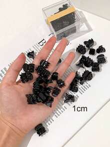 2/20/50pcs Mixed Color Mini Hair Clips, Perfect For Women's Styling And Hair Decoration, Strong Grip, Multi-Functional Design, Can Be Used To Fix Bangs. (Random Color) (Random Color... This Hair Accessory Is Suitable For Daily Wear) - A - View 11