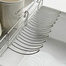 Stainless Steel Drain Rack, Drainage Basket, Expanded Small Hanger, Storage Shelf, Storage Basket, Stainless Steel Oversized Tool Organizer, Practical Rack - A - View 3