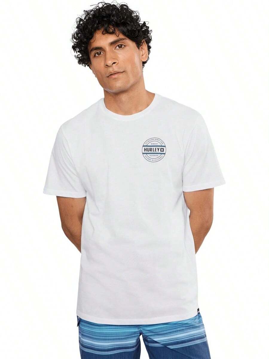 Hurley Mens Filler Short Sleeve - White - View 1