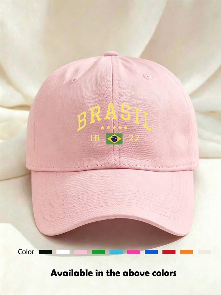 1pc Unisex All-Season Letter Print Baseball Cap Casual Versatile Baseball Cap Korean Style Soft Top Sun Hat Dad Hat Trucker Hat, Suitable For Daily Outings - Style 1 - View 23