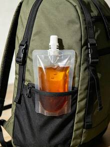 瓶裝隱藏式飲料袋 果汁袋 防漏擠壓袋 便攜水袋 可重複使用飲料袋 可充填液體袋 適合旅行與戶外運動，可用於酒精、牛奶及其他飲料液體儲存袋 水瓶 - 彩色 - 查看 2