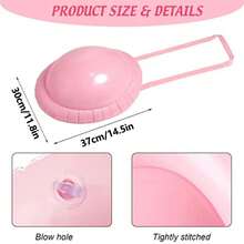 1pc/2pcs Inflatable Pregnant Belly, PVC Material, Realistic Pregnant Belly, Performance Prop, Party Entertainment Supplies, Fun Decoration - View 3