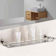 Bathroom organizer and storage racks Bathroom storage in shower storage adjustable shower shelf rust proof shower caddy Bathroom organisers storage - Blanco - Ver 7