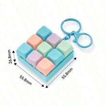 1pc Stress Relief Keychain Ornament, Sensory Stimulation Stress Relief Mini Decoration, Party Favor, Creative Teen Decoration, Random Color - View 8