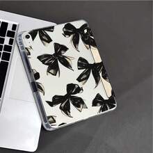 復古黑色蝴蝶結印花平板保護殼，適用於 iPad 10代 10.9 吋 2022/Air 13(M3 2025)/Air 11(M3 2025)，兼容 、Pad、MatePad、Pad、Honor 平板 - 彩色 - 查看 9