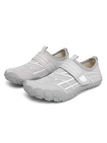 New Multifunctional Children's Casual Shoes Suitable For Indoor And Outdoor, Beach Water Shoes For Boys And Girls, Multiple Colors Available, Rubber Sole, Breathable Quick-Dry Upper - Grey - View 3