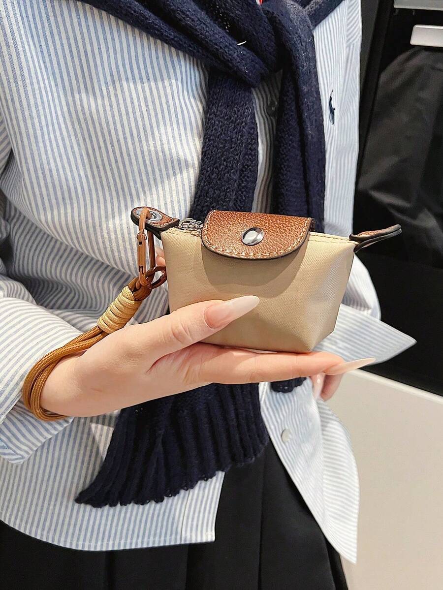 HAILIAN Women Mini Coin Purse, Wristlet Bag Charm, Multi-Color Pouch, Handbag Accessory, Daily Wallet, Gift For Friends, Mini Card & Coin Storage Bag