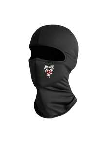 1pc/2pcs Unisex Solid Color Printed Balaclava Hood Combination Set, Single Hole Full Face Mask For Cycling, Suitable For Daily Wear And Outdoor Activities - Style 4 - View 21