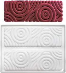 mostsom - Moldes de silicona para hornear pastel de mousse, molde de silicona para chocolate, molde de postre francés para pastelería, chocolate, moldes reutilizables antiadherentes de fácil - Rectángulo E - Ver 1