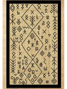 Chilai Home Boho Rug, Runner Rug, Washable Floor Mat for Home Decor, Livingroom rug, Non-Slip Kitchen Runner Rug, Made in Turkiye 80x200 cm, 80x300 cm,100x200 cm, 120x180 cm - 黃色 - 查看 2