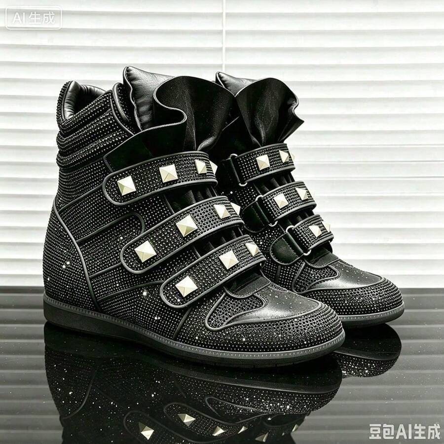 Women Ankle Boots & Booties - 黑鑽 - 查看 1