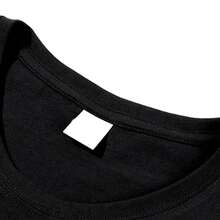 sticas con frases graciosas y diseños geniales para chicos, camiseta unisex de cuello redondo para hombre y mujer, camiseta casual de verano con cuello redondo, 100% algodón de alta calidad. - Negro - Ver 10