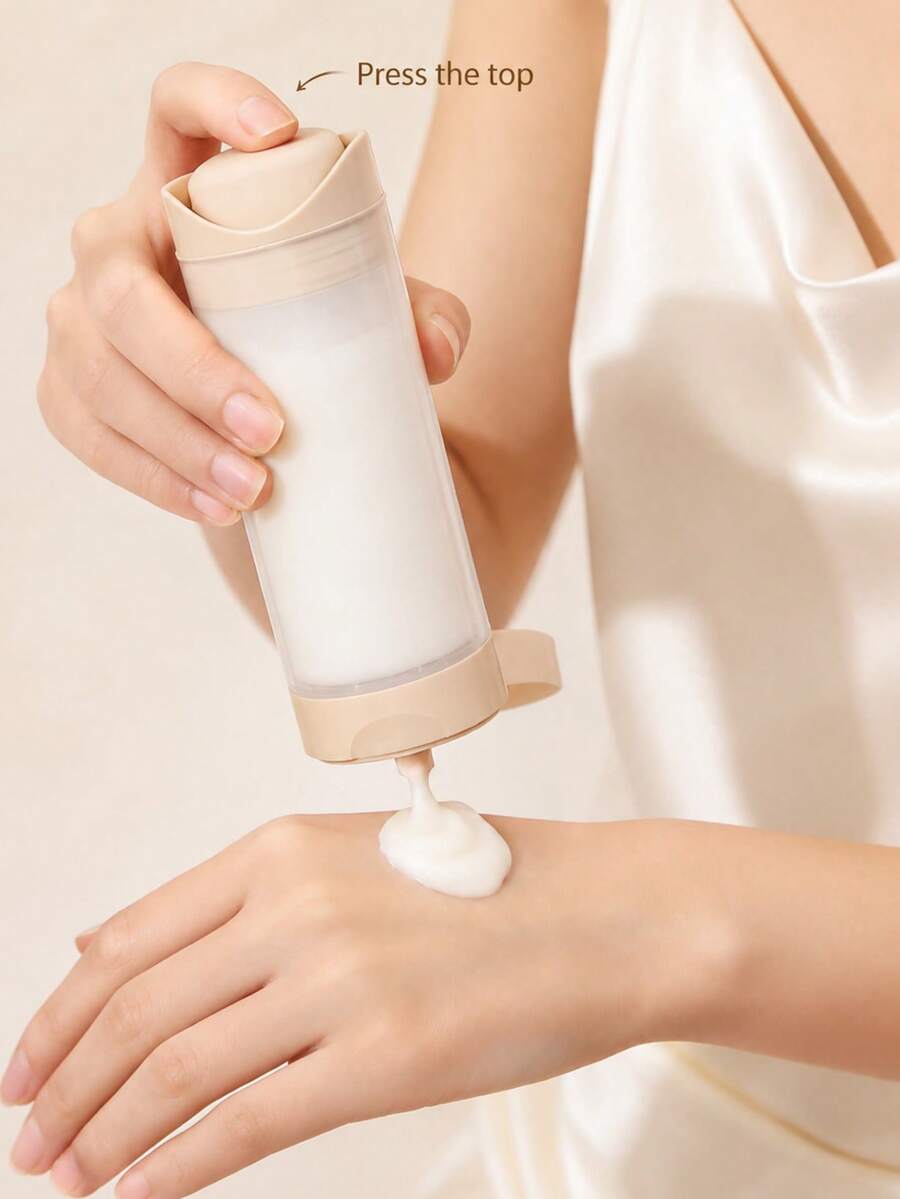Botol Dispenser Perjalanan Isi Ulang, Wadah Cairan Portabel Anti Bocor untuk Sampo, Losion, Tabir Surya, dan Kosmetik, Perlengkapan Perjalanan Penting