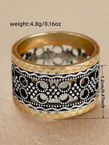 1pc Charming Ring, Suitable For Women To Wear, Suitable For Wedding, Engagement, Anniversary Party, Valentine's Day Gift - 1# - View 4