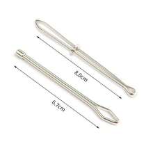 1 dụng cụ thay dây rút mềm lò xo | Dụng cụ chèn dây thun 2 trong 1 cho quần, áo hoodie, váy | Bộ dụng cụ thiết yếu tại nhà với dụng cụ kéo dây rút eo, dụng cụ hỗ trợ tự làm không cần may | Quà Giáng sinh cho nữ (Lò xo thép, đầu dẫn hướng uốn cong), Kim móc, Dụng cụ may vá, Dụng cụ thủ công - A - Xem 10