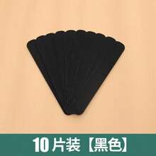 10-Pack Of Sweat-Absorbing Pads For Hats. Prevents Stains And Yellowing. Suitable For Both Hats And Collars. Disposable. Prevents Sweat Stains And Yellowing. Adjustable Size. - Black - View 9