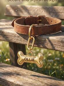 Customized Bone Shaped Pet ID Tag, Personalized Dog ID Tag Laser Engraved With Pet Name Address Phone Number, Durable Identification Tag For Dogs And Cats, Pet Supplies, Dog Medical Alert Tag - Multicolor - View 7