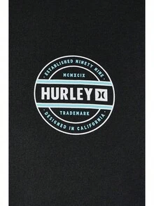 Hurley Camiseta de manga corta con relleno para hombres - Negro - Ver 5