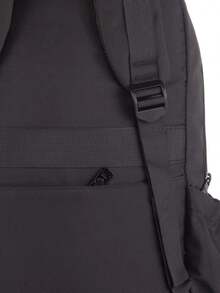 Mochila juvenil. tamaño. 30x45x16 con bolsa interna para laptop. diseño único, de moda, ligera y versátil, perfecta para estudiantes, ideal para uso diario, salidas, viajes, escuela - Negro - Ver 4