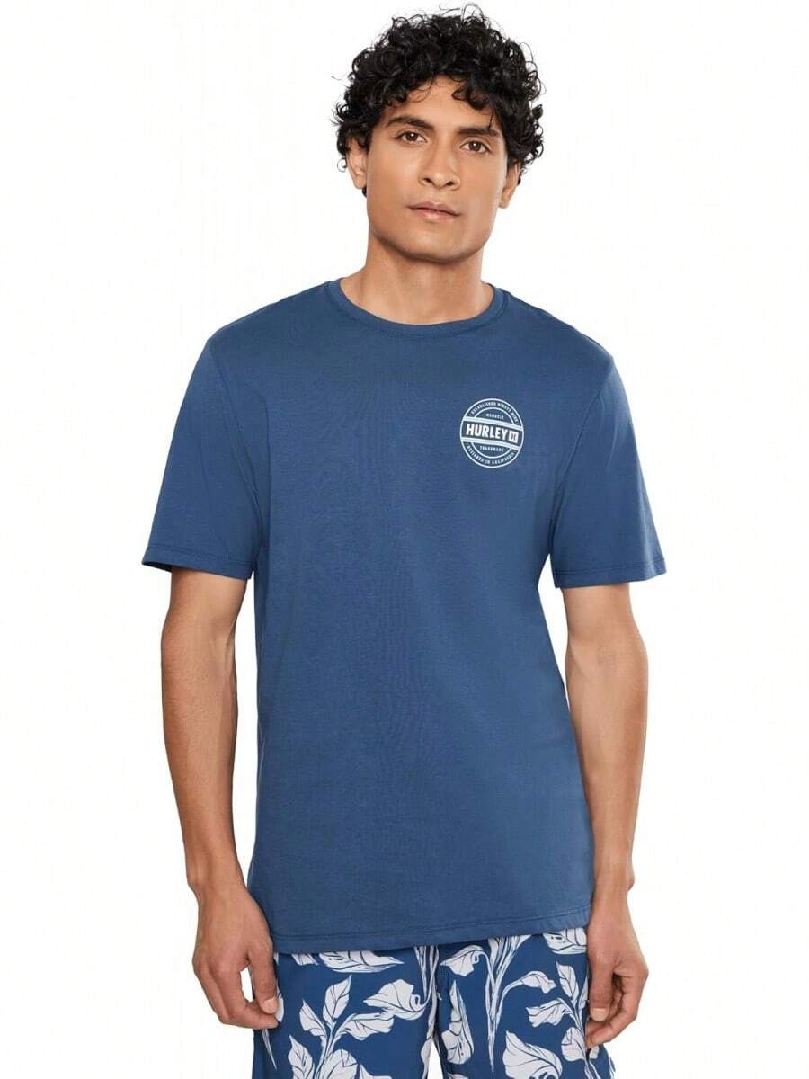 Hurley Mens Filler Short Sleeve - Abyss - View 1