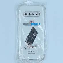 Galaxy 透明氣墊防震手機殼 1.5mm 加厚四角氣囊 鏡頭加高保護 TPU 軟殼 - 無色 - 查看 150