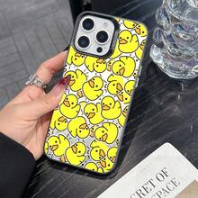Nueva funda para teléfonoóvil de patitos divertidos, colorida y divertida, con protección caídas, compatible con  17/17 Promax/16 Pro/15/14/13/12/11//12X/Xs/8/Plus y Sumsong S25/S24/S23/S22/S21/FE/Ultra/Plus/A51/A53/A71/A73/A72s, //Redmi//. - Multicolor 1 - Ver 1
