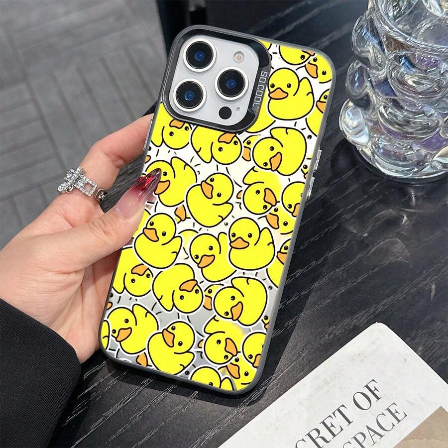 Nueva funda para teléfonoóvil de patitos divertidos, colorida y divertida, con protección caídas, compatible con 17/17 Promax/16 Pro/15/14/13/12/11//12X/Xs/8/Plus y Sumsong S25/S24/S23/S22/S21/FE/Ultra/Plus/A51/A53/A71/A73/A72s, //Redmi//. - Multicolor 1 - Ver 1