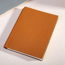 1pc Soft Leather Notebook, Lined Diary Notebook A5, 200 Pages For Writing, Suitable For Study And Office School Supplies - A5 - View 12