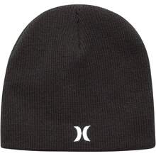 Hurley Men's Winter Hat - Classic Icon Beanie - Black - View 1