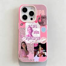 Funda para teléfono con estampado de gafas de sol de panda, compatible con Samsung, Apple, VIVO, OPPO, , Transsion, ,  y Honor. Fabricada en TPU, ofrece protección contra golpes y caídas. Un regalo ideal para familiares y amigos. - Rosa - Ver 5