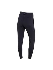 Under Armour 女款  Jogger 輕量針織錐腿長褲，適合通勤、健身與訓練 1371021-001 - 黑色 - 查看 2