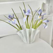 1PC Artificial Iris Flower, Faux Flower For Wedding, Hotel, Homestay, Home Decor, Vase Arrangement Floral Material - 1 Piece - View 7