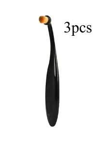 1/3/10pcs Pet Tear Stain Brush, Universal Eye Cleaning Brush For Cats, Dogs, Rabbits And Other Furry Pets, Tear Stain Brush, Eye Gunk Brush, Grooming Brush, Pet Cleaning Tool - Black - View 10