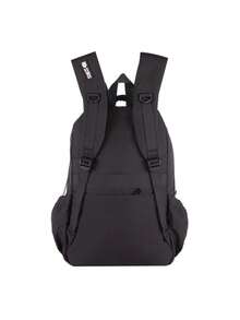 Mochila juvenil. tamaño. 30x45x16 con bolsa interna para laptop. diseño único, de moda, ligera y versátil, perfecta para estudiantes, ideal para uso diario, salidas, viajes, escuela - Negro - Ver 3