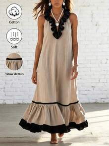 Women Midi Dresses - Multicolor - View 2