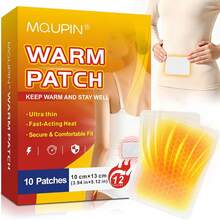 Warm Patch, Self-Heating Patch, Disposable Hand & Foot Warmer, Instant Heat Pad, Self-Adhesive Body Heating Bar, Long-Lasting Heat Patch, 12-Hour Efficient Heating, Air Activated, Odorless, Contains Ingredients - Heat Pack - View 1